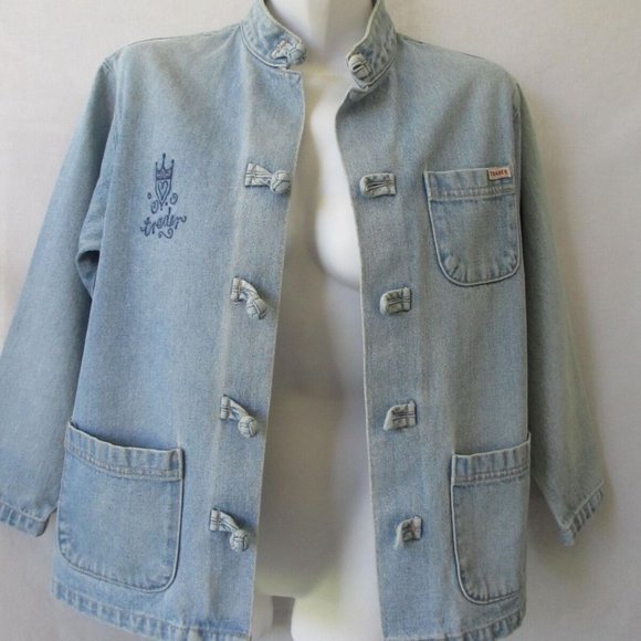 Sz AGES 11 JACKET DENIM Girls HEIGHT 4'9"-4'10" - Picture 1 of 7